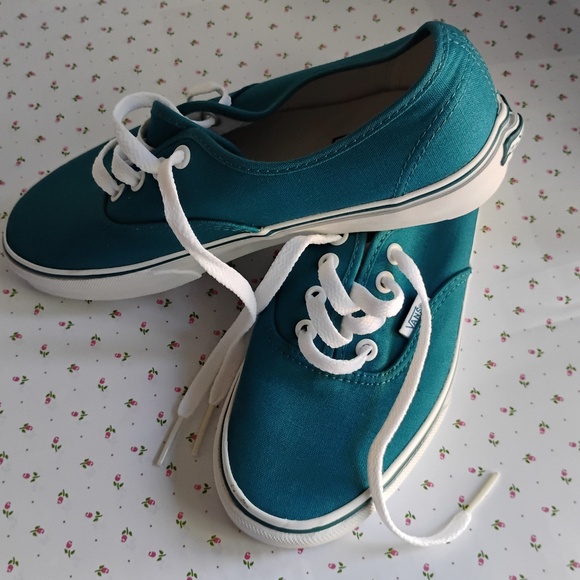 VANS: OCEAN DEPTHS Women's Size 7.5  Low-Top Canvas Sneakers - Picture 4 of 4